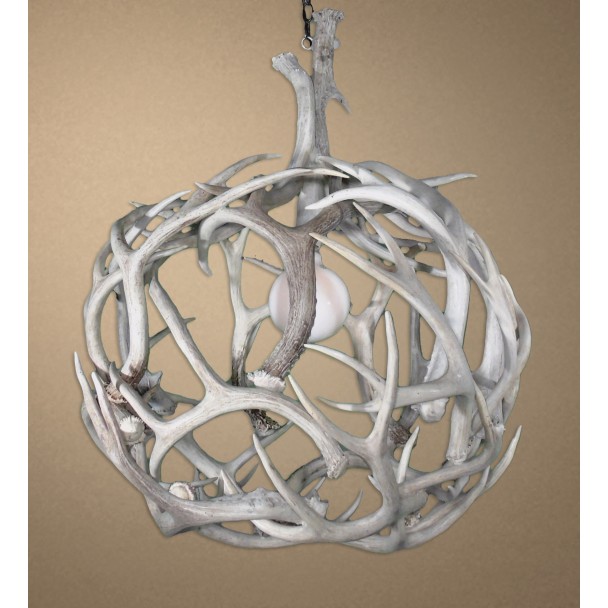 Real Antler Circular Mule Deer & WhiteTail Chandelier CD-MWC