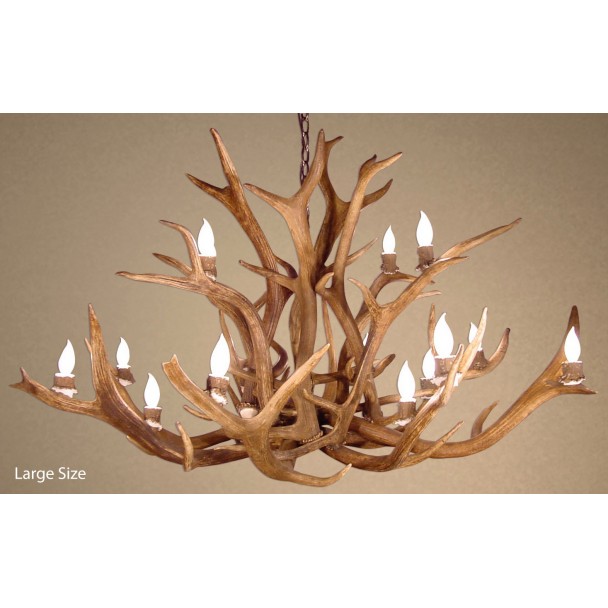 Santa Fe Real Antler Elk Chandelier CD-EI