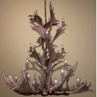 Reproduction Antler Fallow/Mule Deer Cascade Chandelier RL-20