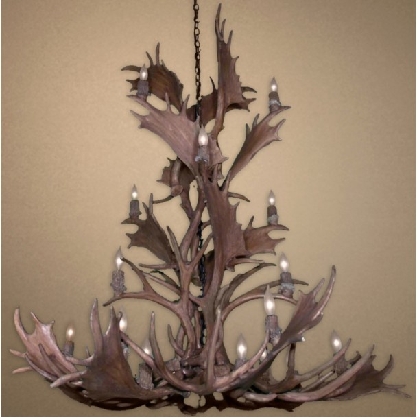 Reproduction Antler Fallow/Mule Deer Cascade Chandelier RL-20