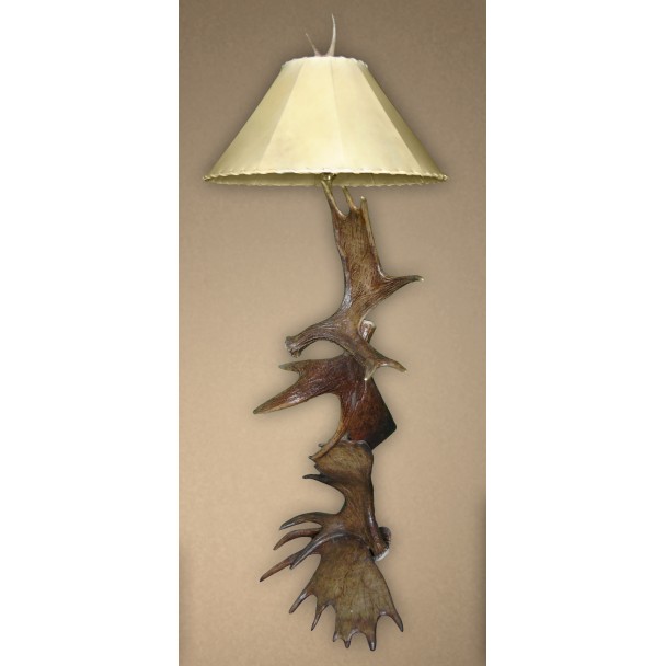 Shown with optional handmade rawhide shade