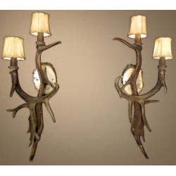 Real Antler Fallow / Whitetail Deer Sconce SC1