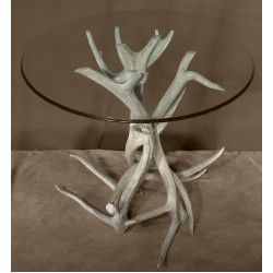 Real Antler Elk / Whitetail Deer End Table Base TBL012